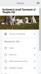 Mobile Screenshot of beckmansgreatpyreneesofvaughnhill.com